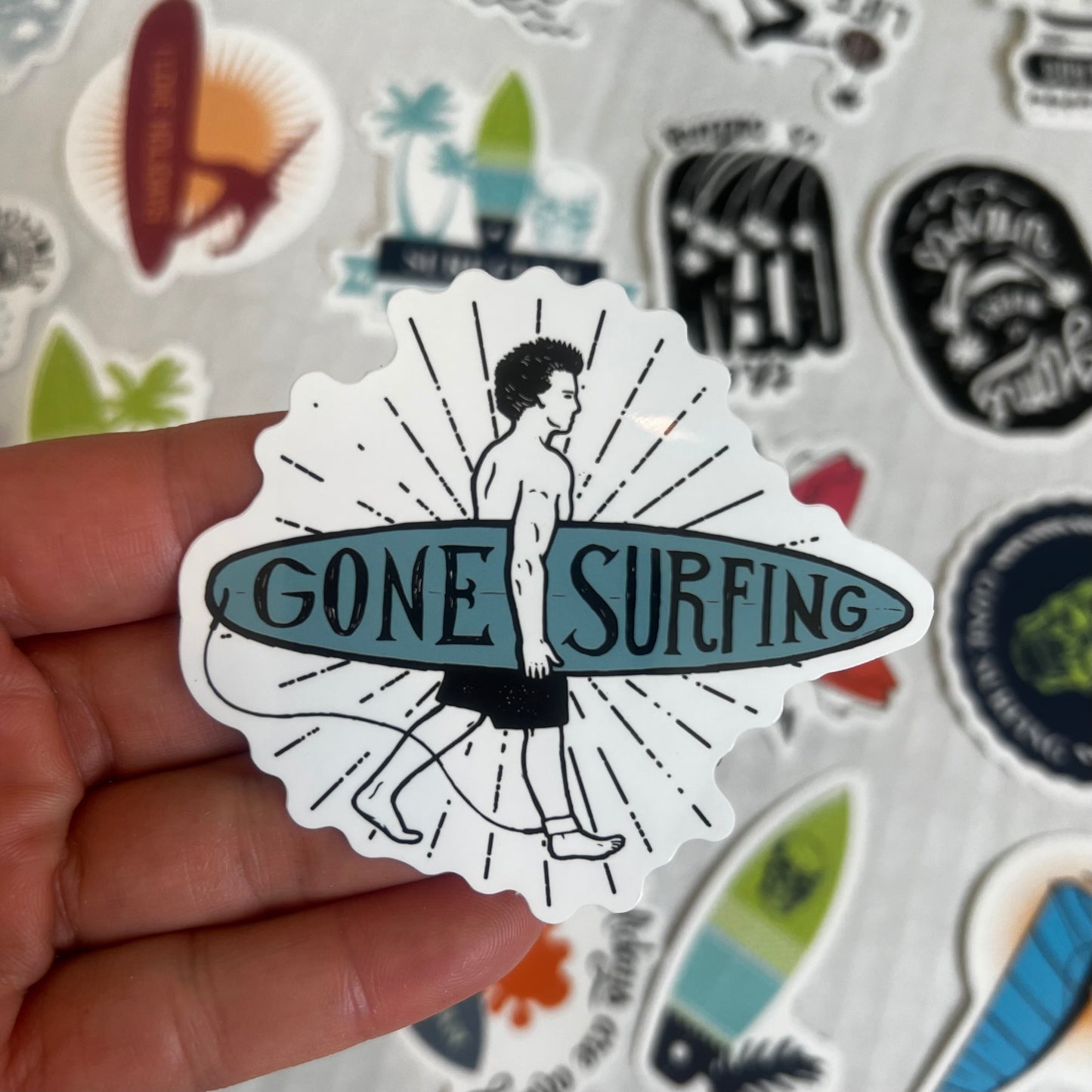 Surfing Stickers