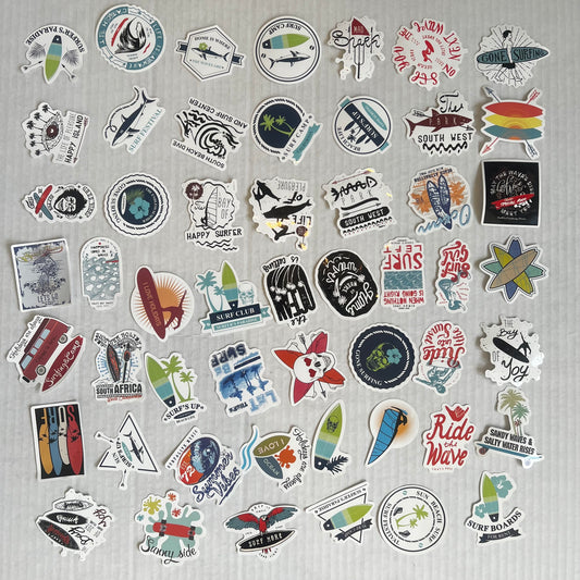 Surfing Stickers